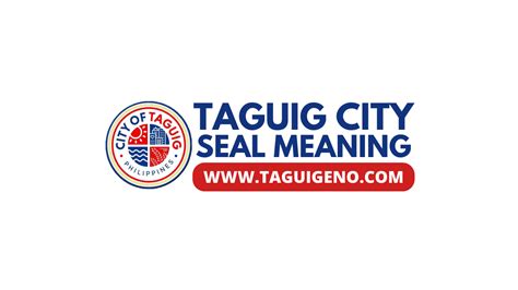 taguig seal|What is the Meaning of the Seal of Taguig City .